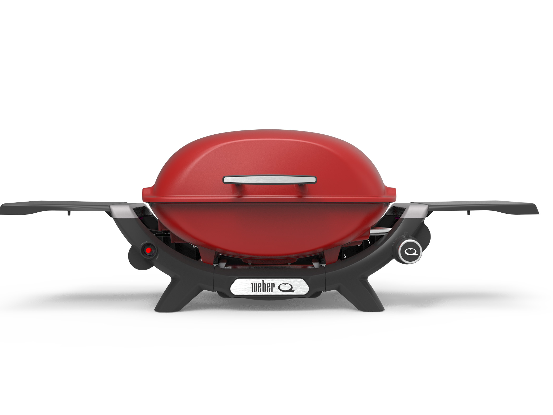Weber Q2000N Red flame front view